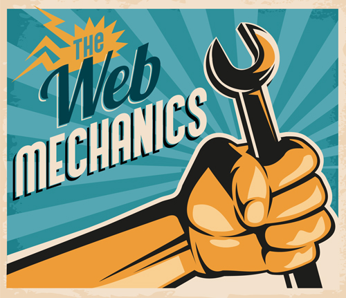 web mechanics graphic